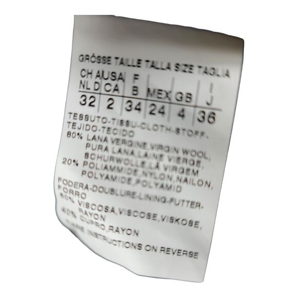 Sportmax Code Red 80% Wool 2 Piece Skirt Jacket Suit Lined Quality Brand Size 2 - Picture 6 of 8